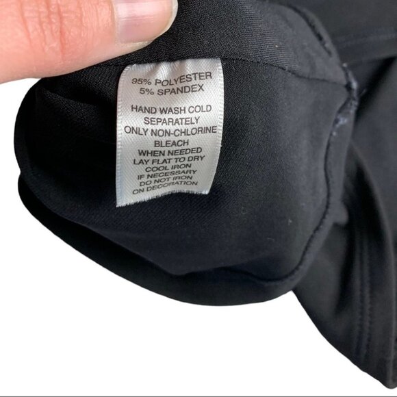 white house black market jeweled halter  top black size medium - Picture 4 of 6